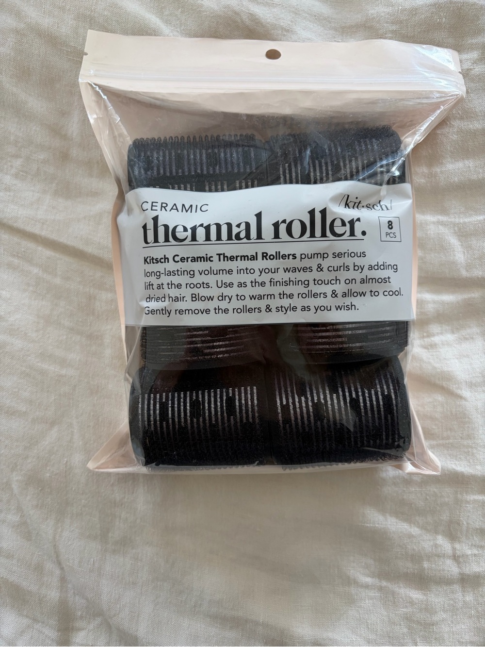 Kitsch Ceramic Thermal Rollers - Set of 8